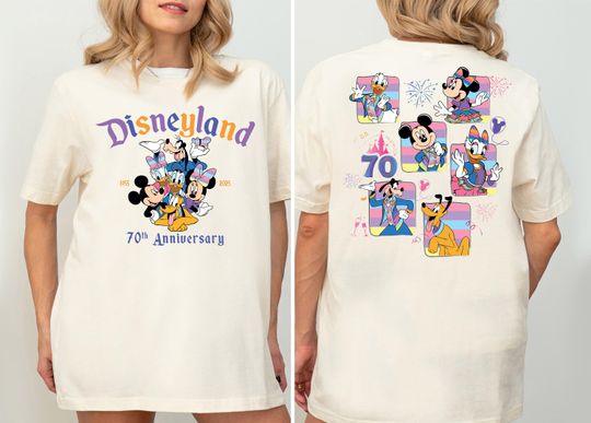 Discover Disneyyland 70th Anniversary Shirt, Mickeyy & Friends Shirt, Disneyyy Castle Shirt