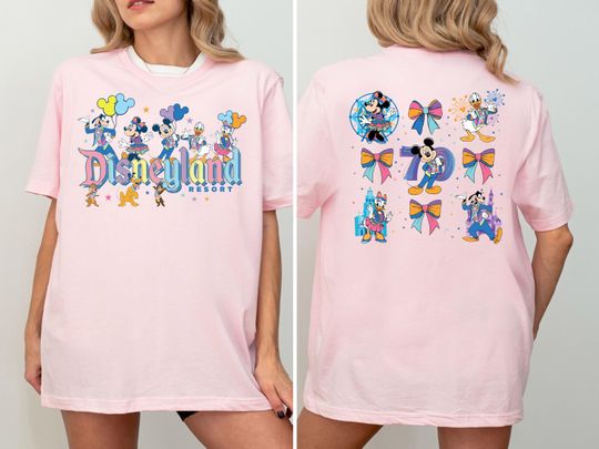 Discover Disneyyland 70th Anniversary Shirt, Mickeyy Friends 70 Years of Dreams Tee