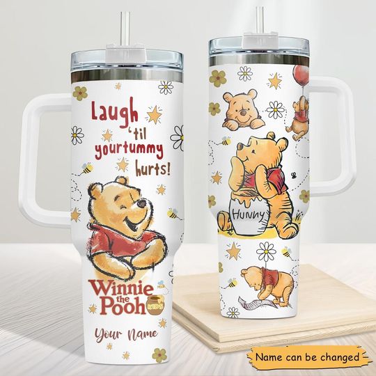 Discover Personalized winniee the poohh Tumbler 40Oz, Disneyyy Trip Tumbler