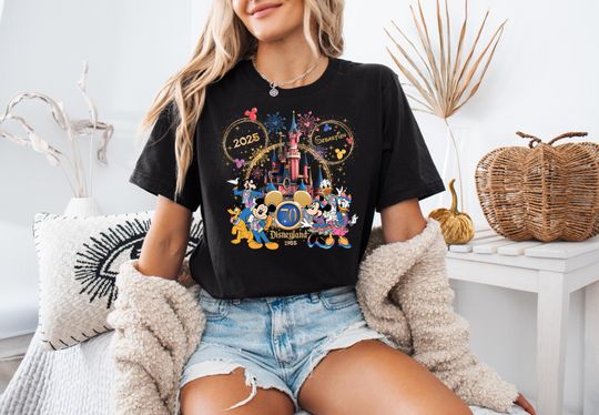 Discover Custom Disneyyland 70th Anniversary Shirt, Disneyyland Est. 1955 Shirt