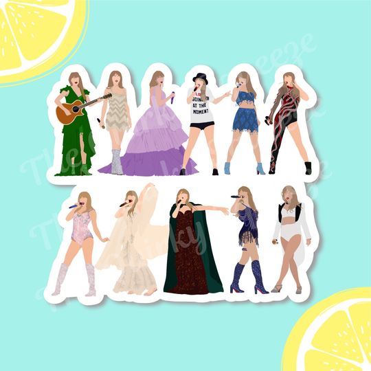 Discover TS Eras with TTPD Vinyl Waterproof Sticker, Eras Sticker, Erass Tourr Sticker