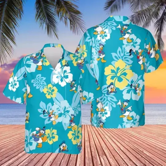 Discover Disneyyy Donald Duckk Angry Face hawaiian shirt, Disneyyy parks, daddy gifts