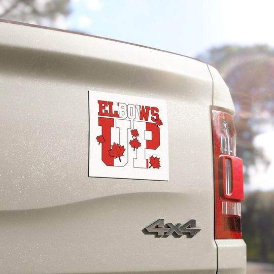 Discover Elbows Up Canada Magnet, Bumper Magnet, Custom Magnet, Anti Trump Magnet