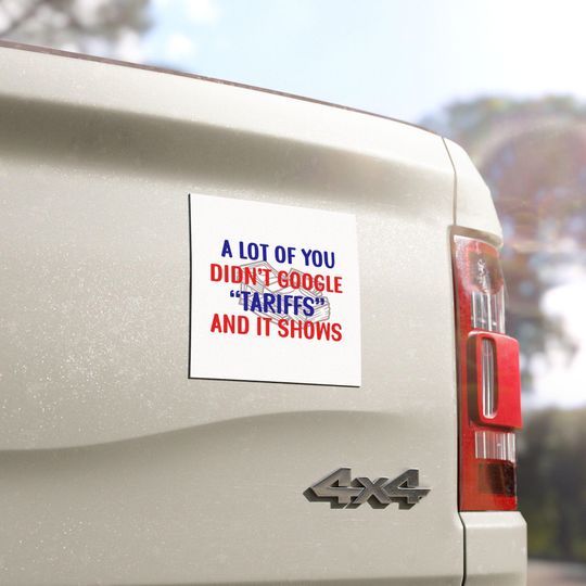 Discover Tariffs Bumper Magnet | Anti Tariffs Sticker | Tariffs Suck | Funny Tariffs Bumper Magnet