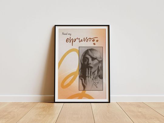 Discover Sabrina Carpenter Beige Poster