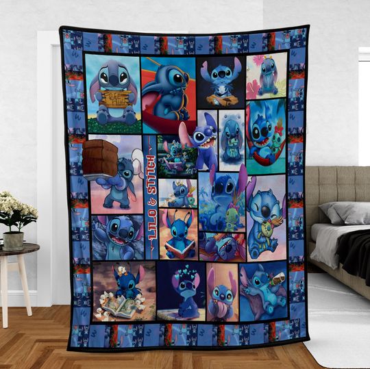 Discover Lilo n Stitchh Fleece Blanket, Stitchh Lovers Fleece Blanket