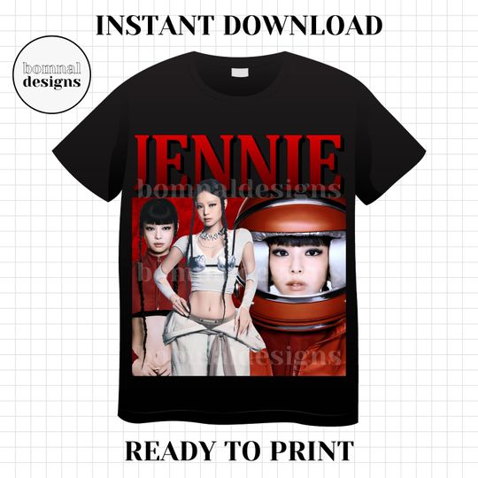Discover Blackpink Jennie Kim Ruby Bootleg T-Shirt