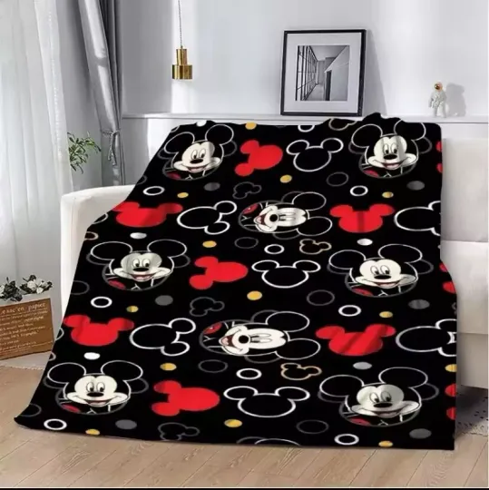 Discover Disneyyy Mickeyy mouse Cute Soft Throw Blanket