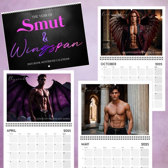 Discover 2025 Book Boyfriend calendar- MMC- Booktok