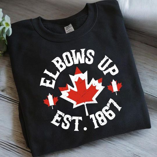 Discover Elbows Up Canada Shirt, Elbows Up Shirt, Canadian Pride T-Shirt