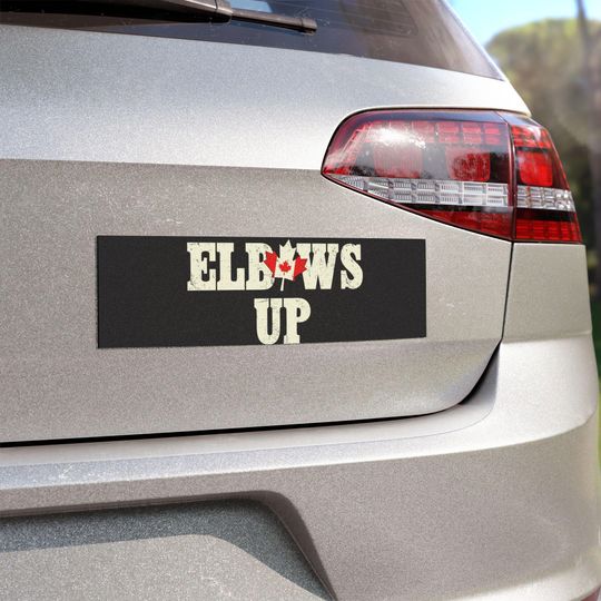 Discover Elbow Up Canada Anti Trump Car Magnet, Anti Fascism Fascist MAGA Magnet