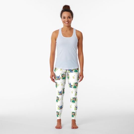 Discover Lilo And Stitchh Guitar Funny Leggings