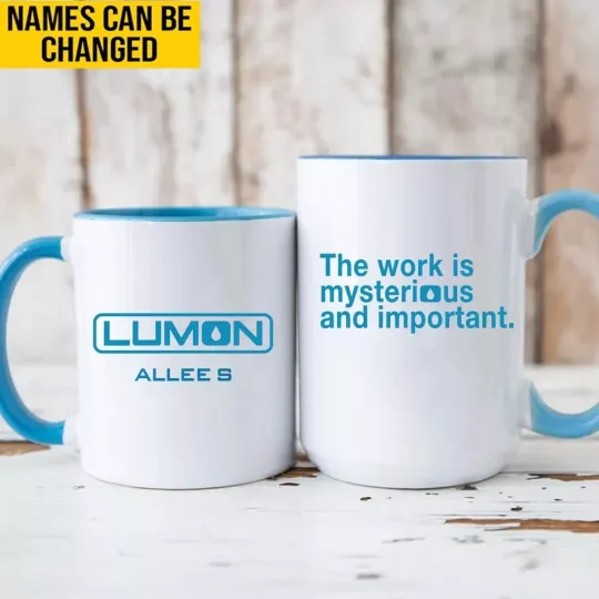 Discover Personalized Lumon Severance Coffee Mug, TV Show Mug Gift