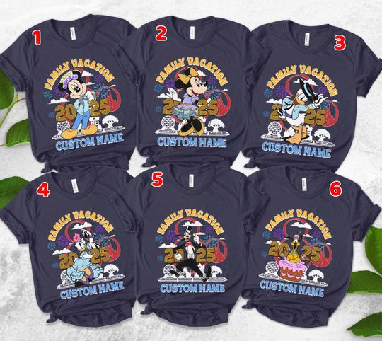 Discover Personalized Disneyyy Family Vacation 2025 Shirt