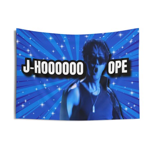 Discover Jhope Meme Funny Concert Tapestry, Gift for Jin Fan