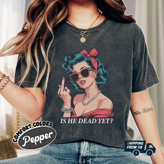 Discover Is He Dead Yet Shirt, Fck Trump Shirt, Resist And Persist Shirt, Anti Trump Shirt