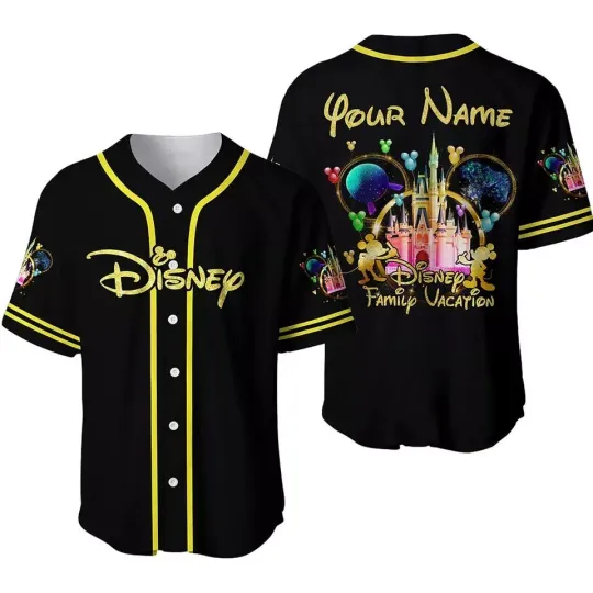 Discover Personalized Disneyyy Family Vacation Baseball Jersey