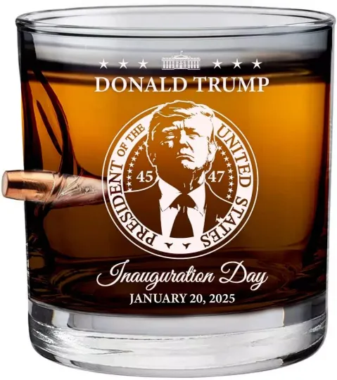 Discover Trump Inauguration Whiskey Glass - A Unique Gift for Supporters