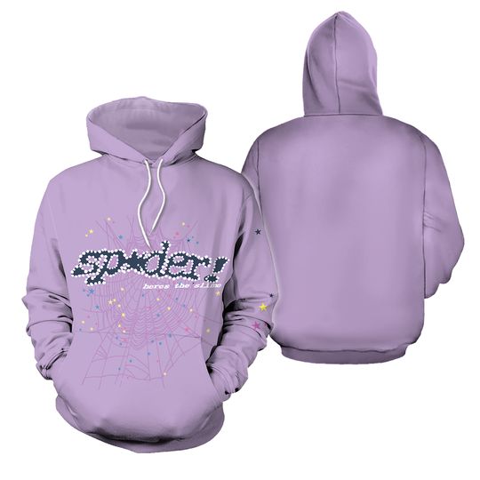 Discover Spider Hoodie Spider Web Print Hoodies Jogger Sets