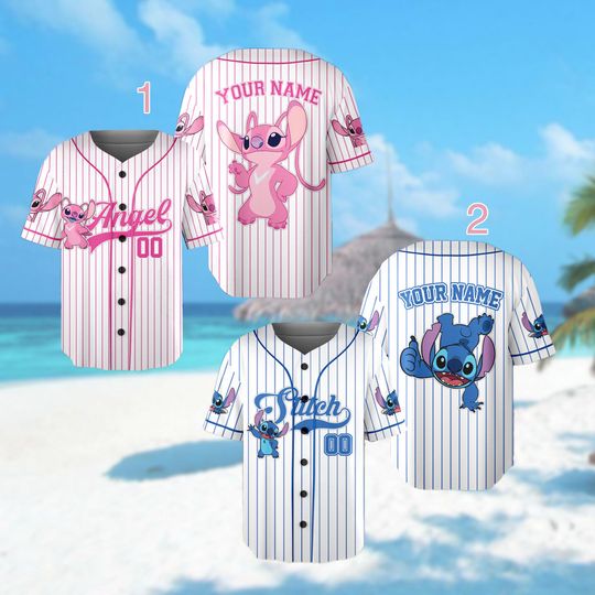 Discover Personalized Disneyyy Stitchh Baseball Jersey