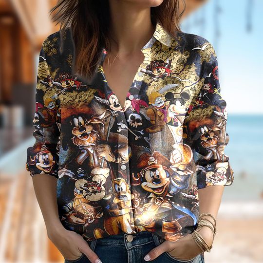 Discover Disneyyy Mickeyy mouse Pirate Shirt, Mickeyy Cruise Women Casual