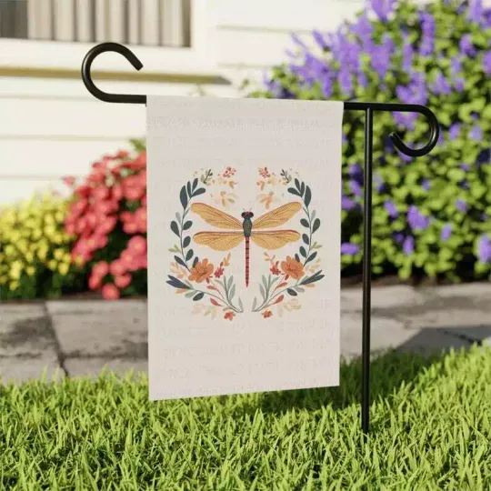 Discover Subtle Anti-Trump Flag Democrat Garden Sign, Inclusion Dragonfly Garden Protest