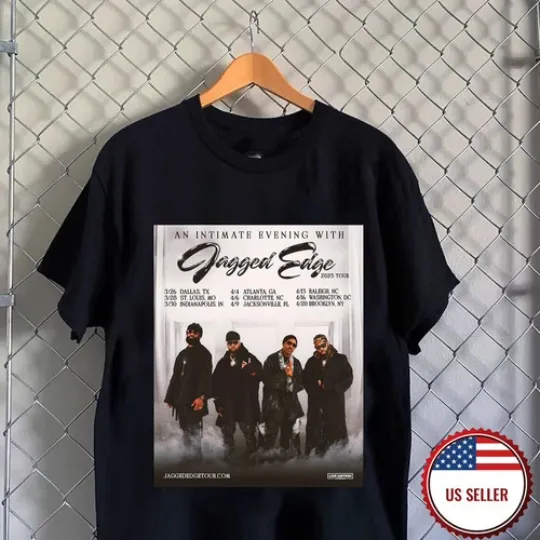 Discover Jagged Edge Tour 2025 T Shirt