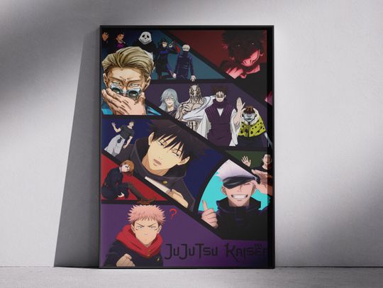 Discover Jujutsu Satoru Character Poster | JJK Poster | Anime Poster