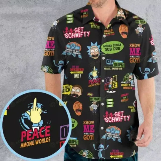 Discover get schwif Rick and Rickandmorty Hawaiian Shirt, Rick And Rickandmorty Gift Ideas