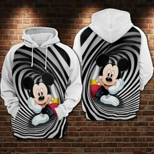 Discover full print shirt hot Mickeyy mouse 3D hoodie