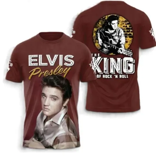 Discover Elvis 3D Shirt  King of Rock and Roll Shirt