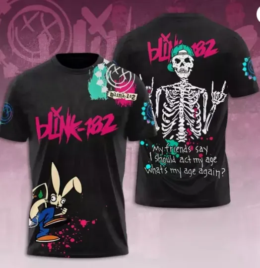 Discover Unisex 3D B182 T-Shirt Music Band For Men