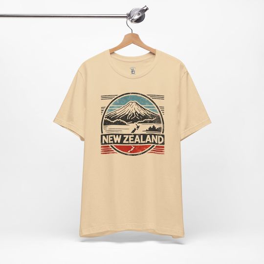 Discover Vintage New Zealand T-Shirt, Casual Wear, Travel Souvenir Shirt