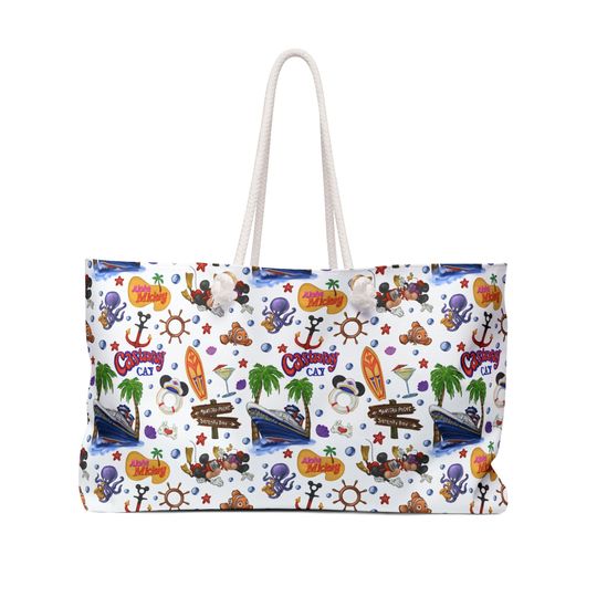 Discover Disneyyy Cruise Beach Bag