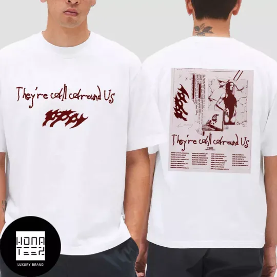 Discover Poppy They’re All Around Us 2025 Tour Dates Fan Gifts Two Sides Classic T-Shirt