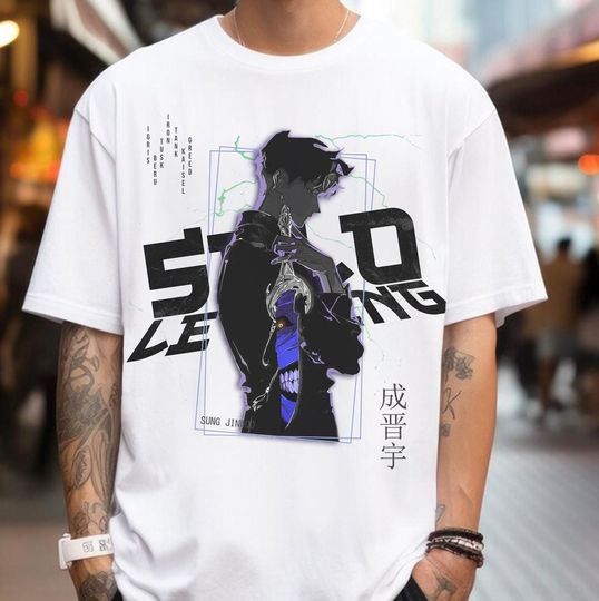 Discover Jinwoo shirt - Solo Leveling Inspired Unisex Tee