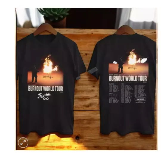 Discover Boywithuke Burnout World Tour 2025 Concert T-Shirt