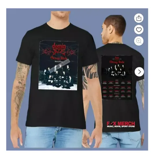 Discover Dominate World Tour 2025 Stray Kids Concert T-Shirt