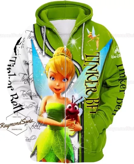 Discover Halloween Tinkerr Bells Princess 3D HOODIE ZIP