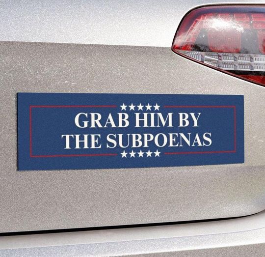 Discover Grab Him By The Subpoenas Car Magnet