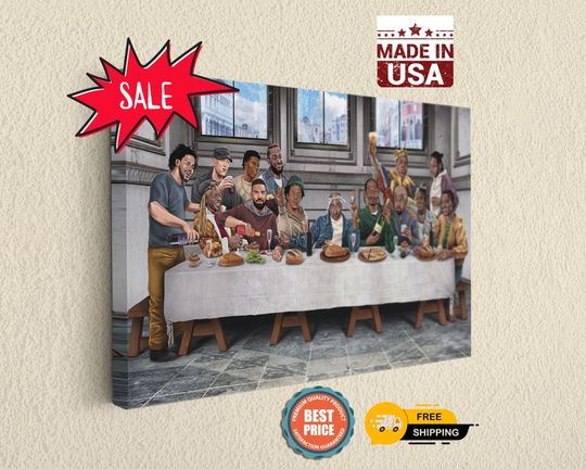 Discover Rappers At Last Supper, Special Item Unique gift License Art