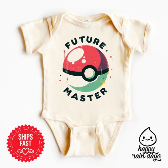 Discover Future PKM master baby Funny Onesie