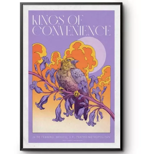 Discover Kings of Convenience in Mexico City, MX on Feb 24, 2025 Tour Poster Decor