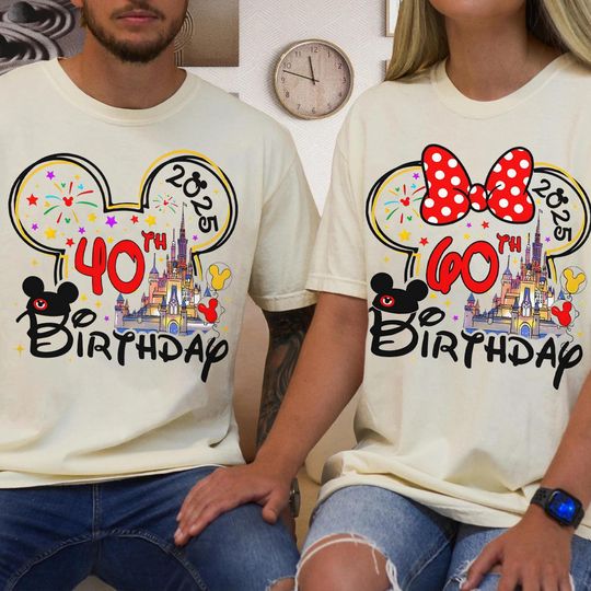 Discover Personalized Mickeyy Minniee 40th Birthday Shirt