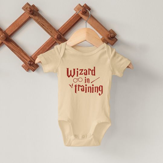 Discover Wizard In Training Onesie - Wizard Onesie, Funny Onesie, New Baby Gift