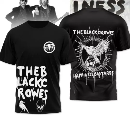 Discover The Black Crowes Tour 2024 Happiness Bastards Shirt