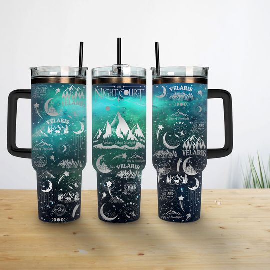 Discover Velaris City Of Starlight The Night Court 40oz Engraved Tumbler