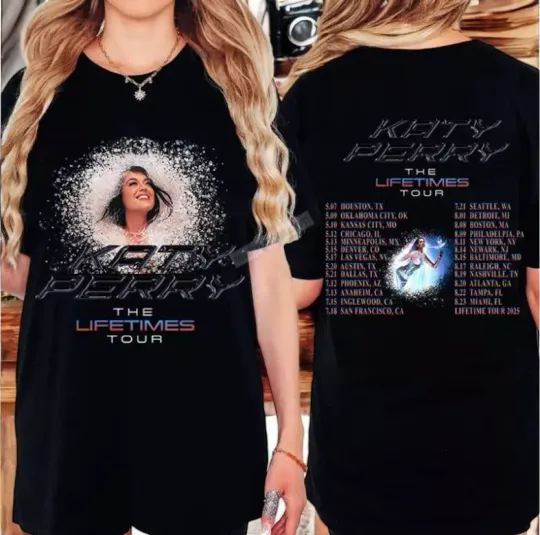 Discover Katy Perry The Lifetime Tour 2025 Shirt