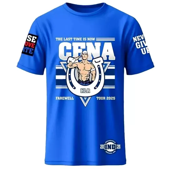 Discover Jo Cen Farewell Tour 2025 Indianapolis T-Shirt, Royal Blue Shirt