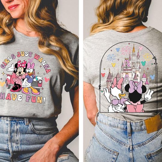 Discover Disneyyy Minniee Daisy Summer Shirt, Girls Just Wanna Have Sun, Disneyyy Besties Shirt, Disneyyworld Shirt, Disneyyy Summer Shirt
